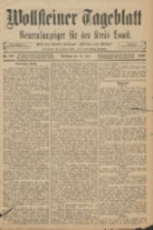 Wollsteiner Tageblatt: Generalanzeiger f&uuml;r den Kreis Bomst: mit der Gratis-Beilage: "Bl&auml;tter und Bl&uuml;ten" 1908.07.14 Nr163