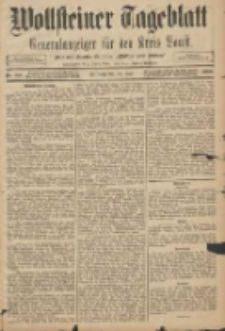 Wollsteiner Tageblatt: Generalanzeiger f&uuml;r den Kreis Bomst: mit der Gratis-Beilage: "Bl&auml;tter und Bl&uuml;ten" 1908.07.15 Nr164