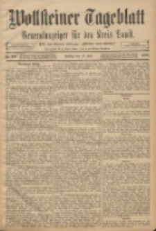 Wollsteiner Tageblatt: Generalanzeiger f&uuml;r den Kreis Bomst: mit der Gratis-Beilage: "Bl&auml;tter und Bl&uuml;ten" 1908.07.17 Nr166