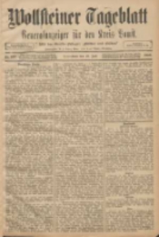 Wollsteiner Tageblatt: Generalanzeiger für den Kreis Bomst: mit der Gratis-Beilage: "Blätter und Blüten" 1908.07.18 Nr167