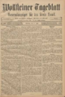 Wollsteiner Tageblatt: Generalanzeiger f&uuml;r den Kreis Bomst: mit der Gratis-Beilage: "Bl&auml;tter und Bl&uuml;ten" 1908.07.21 Nr169