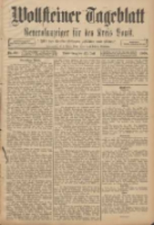 Wollsteiner Tageblatt: Generalanzeiger f&uuml;r den Kreis Bomst: mit der Gratis-Beilage: "Bl&auml;tter und Bl&uuml;ten" 1908.07.23 Nr171