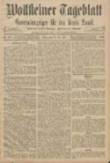 Wollsteiner Tageblatt: Generalanzeiger f&uuml;r den Kreis Bomst: mit der Gratis-Beilage: "Bl&auml;tter und Bl&uuml;ten" 1908.07.25 Nr173