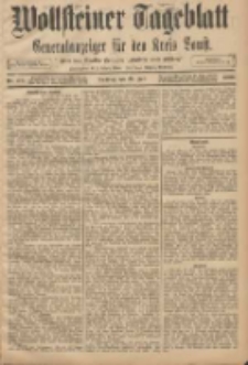 Wollsteiner Tageblatt: Generalanzeiger f&uuml;r den Kreis Bomst: mit der Gratis-Beilage: "Bl&auml;tter und Bl&uuml;ten" 1908.07.28 Nr175