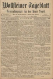 Wollsteiner Tageblatt: Generalanzeiger f&uuml;r den Kreis Bomst: mit der Gratis-Beilage: "Bl&auml;tter und Bl&uuml;ten" 1908.07.30 Nr177
