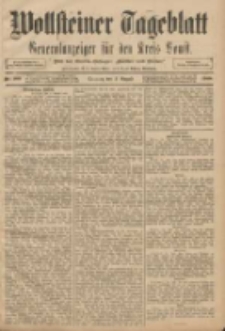 Wollsteiner Tageblatt: Generalanzeiger f&uuml;r den Kreis Bomst: mit der Gratis-Beilage: "Bl&auml;tter und Bl&uuml;ten" 1908.08.02 Nr180