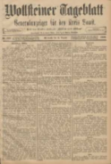 Wollsteiner Tageblatt: Generalanzeiger f&uuml;r den Kreis Bomst: mit der Gratis-Beilage: "Bl&auml;tter und Bl&uuml;ten" 1908.08.05 Nr182