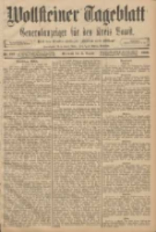 Wollsteiner Tageblatt: Generalanzeiger für den Kreis Bomst: mit der Gratis-Beilage: "Blätter und Blüten" 1908.08.05 Nr182