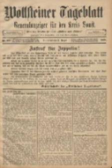 Wollsteiner Tageblatt: Generalanzeiger f&uuml;r den Kreis Bomst: mit der Gratis-Beilage: "Bl&auml;tter und Bl&uuml;ten" 1908.08.08 Nr185