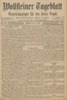Wollsteiner Tageblatt: Generalanzeiger für den Kreis Bomst: mit der Gratis-Beilage: "Blätter und Blüten" 1908.08.12 Nr188