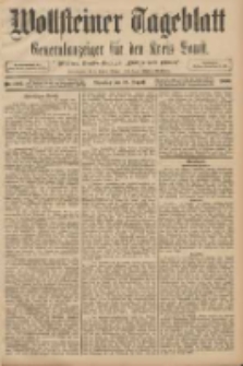 Wollsteiner Tageblatt: Generalanzeiger f&uuml;r den Kreis Bomst: mit der Gratis-Beilage: "Bl&auml;tter und Bl&uuml;ten" 1908.08.19 Nr193