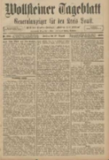 Wollsteiner Tageblatt: Generalanzeiger für den Kreis Bomst: mit der Gratis-Beilage: "Blätter und Blüten" 1908.08.28 Nr202