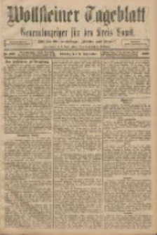 Wollsteiner Tageblatt: Generalanzeiger für den Kreis Bomst: mit der Gratis-Beilage: "Blätter und Blüten" 1908.09.01 Nr205