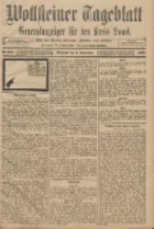 Wollsteiner Tageblatt: Generalanzeiger f&uuml;r den Kreis Bomst: mit der Gratis-Beilage: "Bl&auml;tter und Bl&uuml;ten" 1908.09.02 Nr206