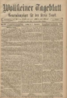 Wollsteiner Tageblatt: Generalanzeiger f&uuml;r den Kreis Bomst: mit der Gratis-Beilage: "Bl&auml;tter und Bl&uuml;ten" 1908.09.04 Nr208