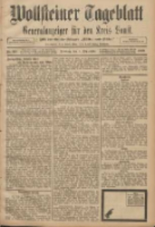 Wollsteiner Tageblatt: Generalanzeiger f&uuml;r den Kreis Bomst: mit der Gratis-Beilage: "Bl&auml;tter und Bl&uuml;ten" 1908.09.08 Nr211
