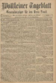 Wollsteiner Tageblatt: Generalanzeiger für den Kreis Bomst: mit der Gratis-Beilage: "Blätter und Blüten" 1908.09.10 Nr213