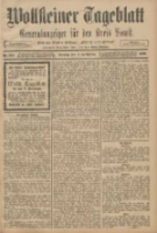 Wollsteiner Tageblatt: Generalanzeiger f&uuml;r den Kreis Bomst: mit der Gratis-Beilage: "Bl&auml;tter und Bl&uuml;ten" 1908.09.13 Nr216