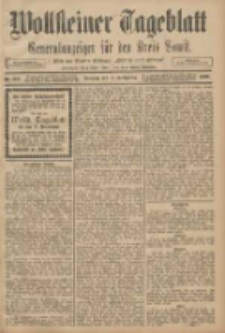 Wollsteiner Tageblatt: Generalanzeiger für den Kreis Bomst: mit der Gratis-Beilage: "Blätter und Blüten" 1908.09.13 Nr216