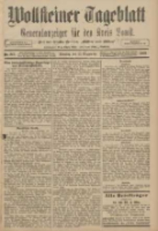 Wollsteiner Tageblatt: Generalanzeiger f&uuml;r den Kreis Bomst: mit der Gratis-Beilage: "Bl&auml;tter und Bl&uuml;ten" 1908.09.15 Nr217