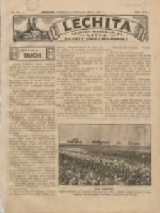 Lechita: dodatek niedzielny do Lecha - Gazety Gnieźnieńskiej 1937.05.09 R.18 Nr19