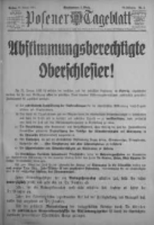 Posener Tageblatt 1921.01.28 Jg.60 Nr4