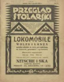 Przegląd Stolarski: dwutygodnik poświęcony zagadnieniom architektury wnętrz a mianowicie: stolarstwu, rzeźbiarstwu, tapicerstwu, tokarstwu, koszykarstwu, zdobnictwu oraz handlowi mebli: organ Związku Polskich Cech&oacute;w Stolarskich 1928.01.01 R.2 Nr1