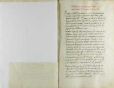 Andreas Cricius Petro Tomicio, Płock 13.09.1528