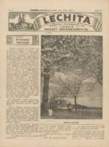 Lechita: dodatek niedzielny do Lecha - Gazety Gnieźnieńskiej 1939.05.14 R.16 Nr19