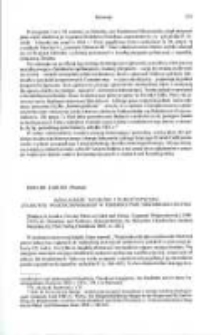 Działalność naukowa i publicystyczna Zygmunta Wojciechowskiego w perspektywie historiograficznej [Markus Krzoska, F&uuml;r ein Polen an Oder und Ostsee : Zygmunt Wojciechowski (1900-1955) als Historiker und Publizist]