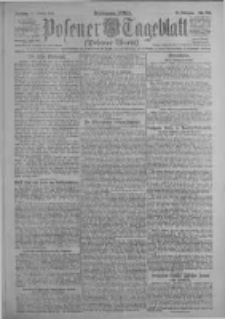 Posener Tageblatt (Posener Warte) 1921.10.11 Jg.60 Nr190