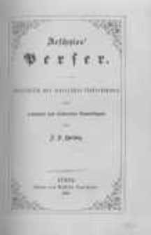 Aeschylos Werke. Bd.2 Die Perser