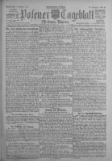 Posener Tageblatt (Posener Warte) 1922.01.14 Jg.61 Nr11