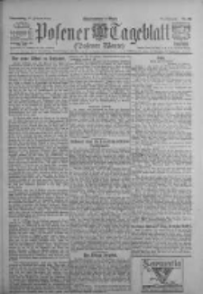 Posener Tageblatt (Posener Warte) 1922.02.16 Jg.61 Nr38