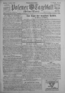 Posener Tageblatt (Posener Warte) 1922.02.19 Jg.61 Nr41