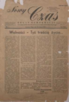 Nowy Czas: organ demokracji 1945.03.23 R.1 Nr1