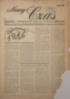 Nowy Czas: tygodnik polityczny 1946.01.01 R.2 Nr1