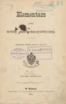 Elementarz podług metody analityczno-syntetycznej