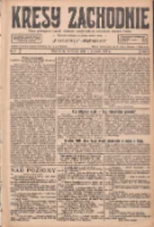 Kresy Zachodnie: pismo poświęcone obronie interes&oacute;w narodowych na zachodnich ziemiach Polski 1927.01.09 R.5 Nr6