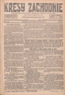 Kresy Zachodnie: pismo poświęcone obronie interes&oacute;w narodowych na zachodnich ziemiach Polski 1927.01.12 R.5 Nr8