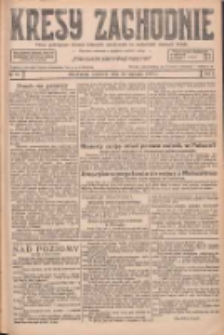 Kresy Zachodnie: pismo poświęcone obronie interes&oacute;w narodowych na zachodnich ziemiach Polski 1927.01.16 R.5 Nr12