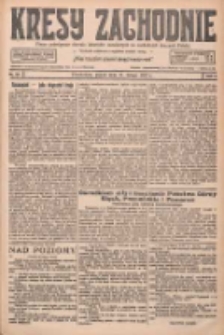 Kresy Zachodnie: pismo poświęcone obronie interes&oacute;w narodowych na zachodnich ziemiach Polski 1927.02.11 R.5 Nr33