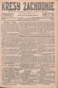 Kresy Zachodnie: pismo poświęcone obronie interes&oacute;w narodowych na zachodnich ziemiach Polski 1927.02.18 R.5 Nr39