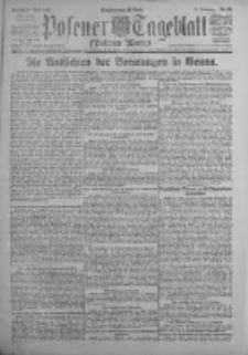 Posener Tageblatt (Posener Warte) 1922.04.14 Jg.61 Nr85