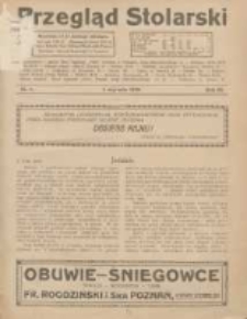 Przegląd Stolarski: dwutygodnik poświęcony zagadnieniom architektury wnętrz a mianowicie: stolarstwu, rzeźbiarstwu, tapicerstwu, tokarstwu, koszykarstwu, zdobnictwu oraz handlowi mebli: organ Związku Polskich Cech&oacute;w Stolarskich 1929.01.01 R.3 Nr1