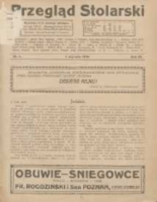 Przegląd Stolarski: dwutygodnik poświęcony zagadnieniom architektury wnętrz a mianowicie: stolarstwu, rzeźbiarstwu, tapicerstwu, tokarstwu, koszykarstwu, zdobnictwu oraz handlowi mebli: organ Związku Polskich Cechów Stolarskich 1929.01.01 R.3 Nr1