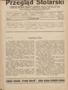 Przegląd Stolarski: dwutygodnik poświęcony zagadnieniom architektury wnętrz a mianowicie: stolarstwu, rzeźbiarstwu, tapicerstwu, tokarstwu, koszykarstwu, zdobnictwu oraz handlowi mebli: organ Związku Polskich Cech&oacute;w Stolarskich 1929.04.16 R.3 Nr8