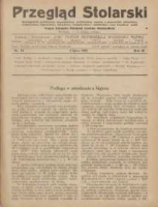 Przegląd Stolarski: dwutygodnik poświęcony zagadnieniom architektury wnętrz a mianowicie: stolarstwu, rzeźbiarstwu, tapicerstwu, tokarstwu, koszykarstwu, zdobnictwu oraz handlowi mebli: organ Związku Polskich Cech&oacute;w Stolarskich 1929.07.01 R.3 Nr13