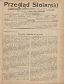 Przegląd Stolarski: dwutygodnik poświęcony zagadnieniom architektury wnętrz a mianowicie: stolarstwu, rzeźbiarstwu, tapicerstwu, tokarstwu, koszykarstwu, zdobnictwu oraz handlowi mebli: organ Związku Polskich Cech&oacute;w Stolarskich 1929.08.01 R.3 Nr15