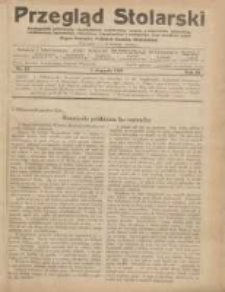 Przegląd Stolarski: dwutygodnik poświęcony zagadnieniom architektury wnętrz a mianowicie: stolarstwu, rzeźbiarstwu, tapicerstwu, tokarstwu, koszykarstwu, zdobnictwu oraz handlowi mebli: organ Związku Polskich Cechów Stolarskich 1929.08.01 R.3 Nr15